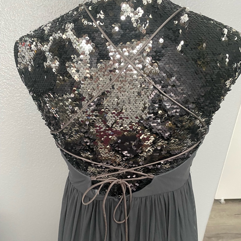 TOBI | Jamee Grey Maxi Dress — worn once
